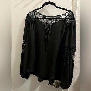 Forever 21+ black lace blouse